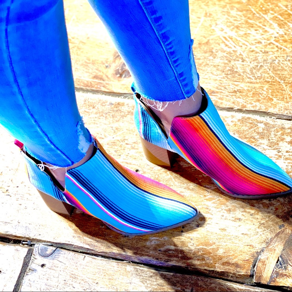 Serape Booties - Picture 7 of 16